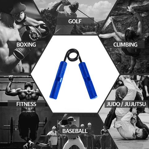 LAFILLETTE Metal Heavy Hand Gripper Strength Trainer Adjustable Exerciser 150lbs Fitness Grip Hand Grip/Fitness Grip (Blue) - Image 8