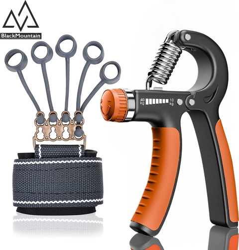 Black Mountain Exerciser Stretcher Finger Hand Grip Strengthener Adjustable  Hand Grip/Fitness Grip
