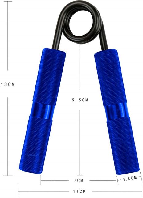 LAFILLETTE Metal Heavy Hand Gripper Strength Trainer Adjustable Exerciser 150lbs Fitness Grip Hand Grip/Fitness Grip (Blue) - Image 7
