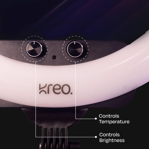 Kreo Halo 18 Inch Reels Light 18 Inch with Tripod, color modes