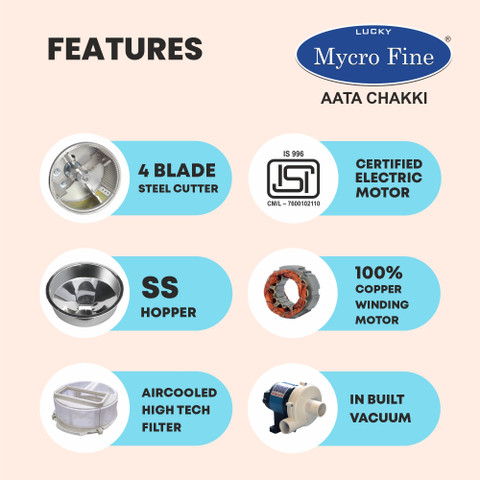 mycrofine ECO PLUS VC Globe Atta Chakki machine Fully Automatic