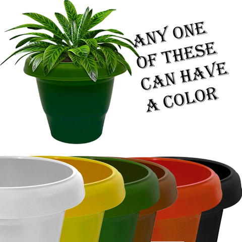 GlowSilk Flowerpot Pack of 1 Red Plant Container Set Price in
