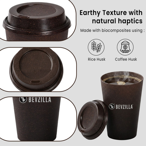 Bevzilla Flavoured Coffee Sachets & Eco-Friendly Tumbler Combo