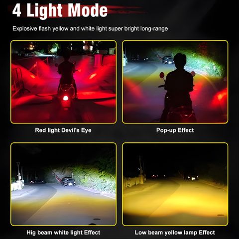 Autozap LED Fog Lamp Unit for Hero, Honda, KTM, Suzuki, TVS, Yamaha - Image 5