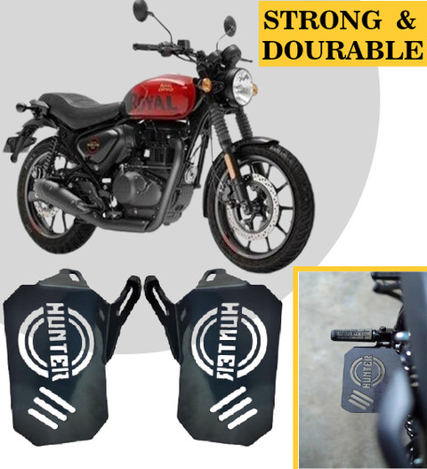 ASRYD Royal Enfield Hunter 350 Foot Rest Big Black Metal Latest