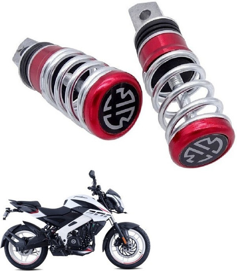 Miwings Red Foot Rest For Bajaj Pulsar NS200 Foot Rest Price in