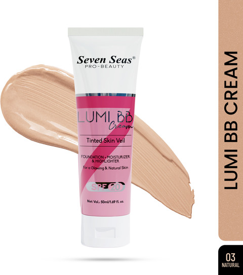 Seven Seas Lumi BB Strobe Cream Tinted Skin Veil Moisturizer