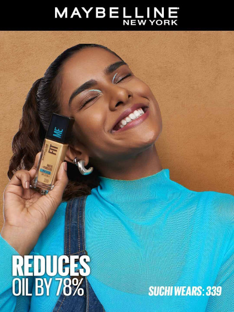 MAYBELLINE NEW YORK Fit Me Matte+Poreless Liquid Foundation (With