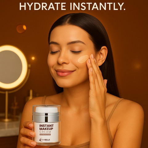 MaxBella Instant Makeup & Spot Coverage Cream with UV Protection