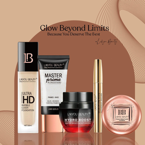 Lakyou Beauty Ultra HD Invisible Cover Foundation, Lightweight