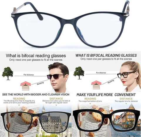 Redex Full Rim Round Reading Glasses