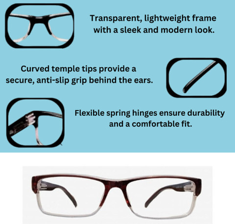 Reading Glasses Eyewear Frame Size Optical Frames, For Reading