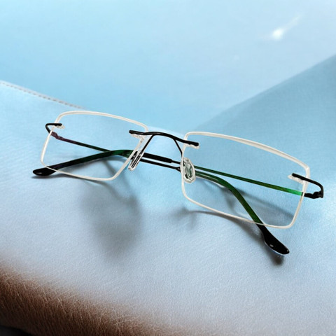 Redex Rimless Rectangle Reading Glasses