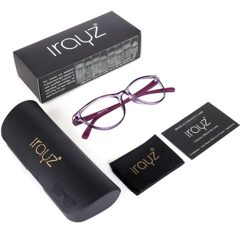 Irayz Cat-eyed Blue Cut Computer Glasses for Women (51mm, Blue) - Image 7