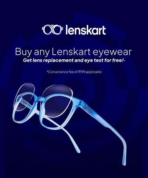 Lenskart Blu Full Rim Round Frame Price in India Buy Lenskart