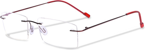 Redex Rimless Rectangle Reading Glasses