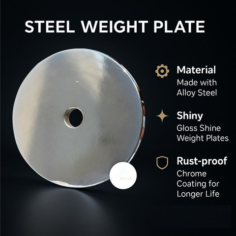 【dayellowhook】25kg×2 20kg×2 YMD 20 kg Steel Plates (2.5KGX4,5KGX2) 4FT Curl & 6FT Straight