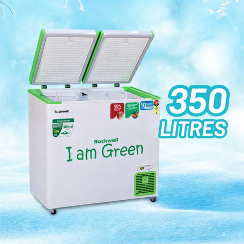 Rockwell 350 L Double Door Standard Deep Freezer Price in India