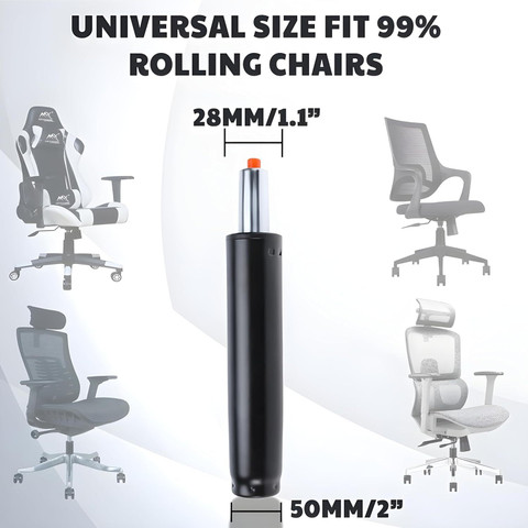 Stylbase Office Chair Gas Lift Cylinder Replacement Universal Size, Heavy  Duty Hydraulic and Pneumatic Shock, Fits Most Executive Chairs (Color
