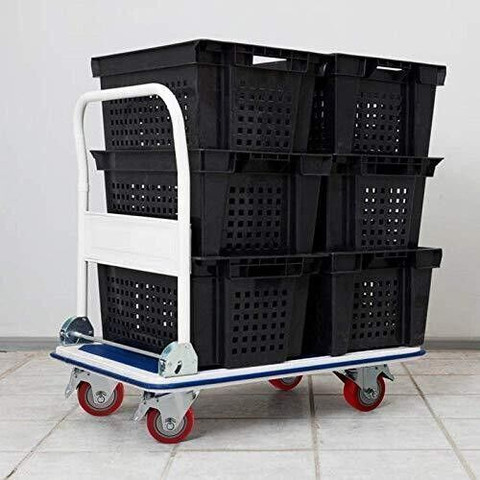 PACIFICMOVERS 3 inch Heavy Duty PVC Caster Wheels Movable Trolley