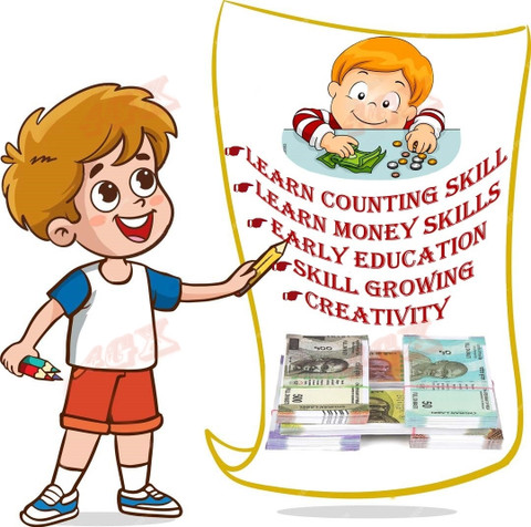 4GX Combo (8 Each x 6=48 Nakli Note) Playing Indian Currency Notes