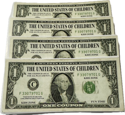 PTCMart Churan Wale Note Dollar Fake Dummy Currency for Kids