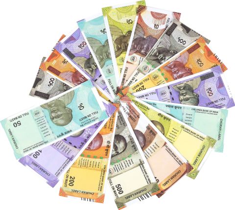 Mini Toy Rupees Velinor Assorted 100 10rs Indian Currency Toy Notes for Kids ...