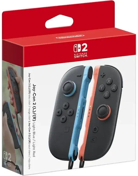NINTENDO Switch 2 JoyCon Controller Pair Red&Blue|HD Rumble
