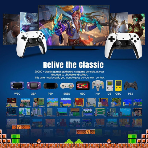 SHAILRON 2025 New TV HDMI Gaming System, HD Game Stick with 21,000