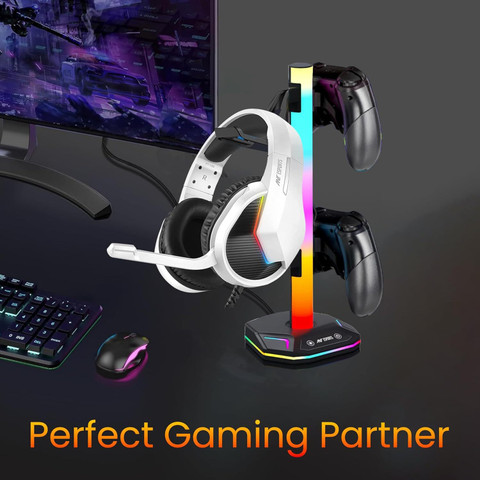 Ant Esports GHGCS RGB Headset and Controller Stand with 2 USB