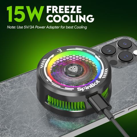 SpinBot IceDot MAG V1 Magnetic Cooler 15W Black - Image 6