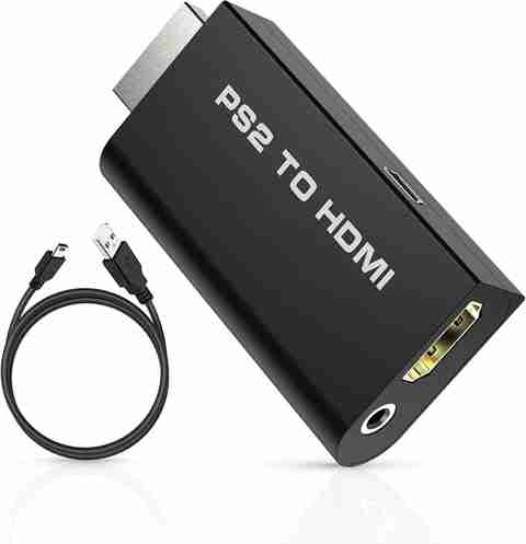 microware PS2 To HDMI Converter, PS2 Game To HDMI Video Audio