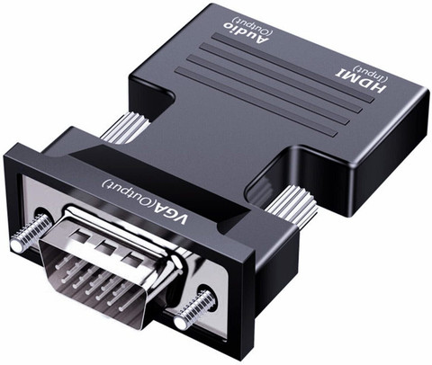 Sancy HDMI Female to VGA Male Output With Audio Converter HDMI to VGA  Adapter Gaming Adapter