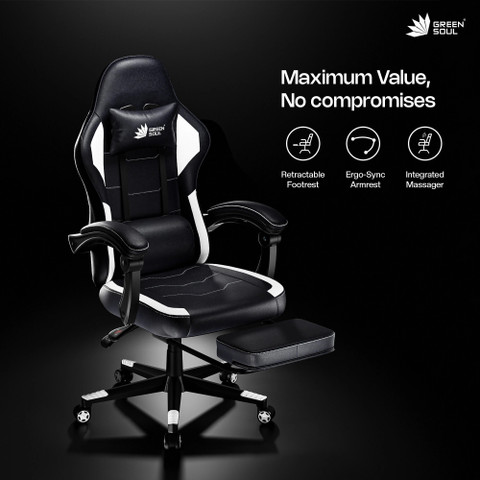GREEN SOUL Blade Ergonomic Gaming Chair|Multi-Functional Computer