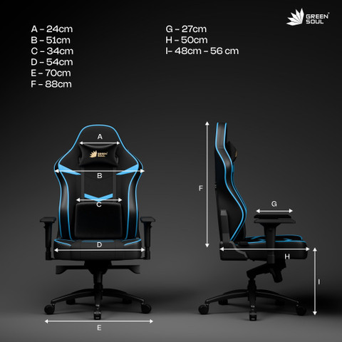 GREEN SOUL Monster (T) Multi-Functional Ergonomic |Gaming
