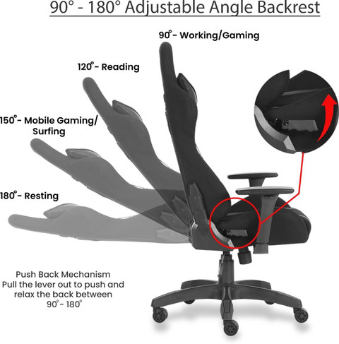 GREEN SOUL Beast Gaming Ergonomic|Gaming WFH|3D Armrest|180