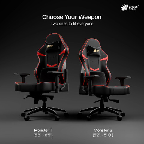 GREEN SOUL Monster (T) Multi-Functional Ergonomic |Gaming