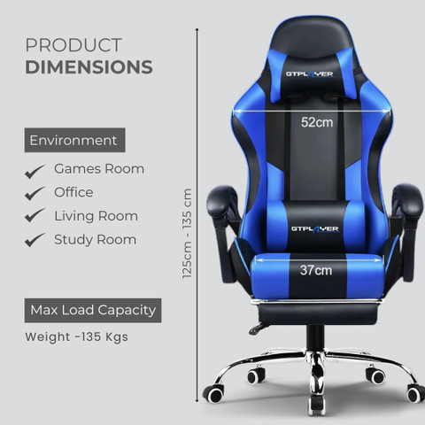 Computer Chair Gtracing Gaming Chair Warranty GTPLAYER #1USA Multi