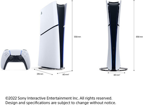 SONY Playstation5 Digital Edition(Slim) CFI-2008B01X 1 TB Price in