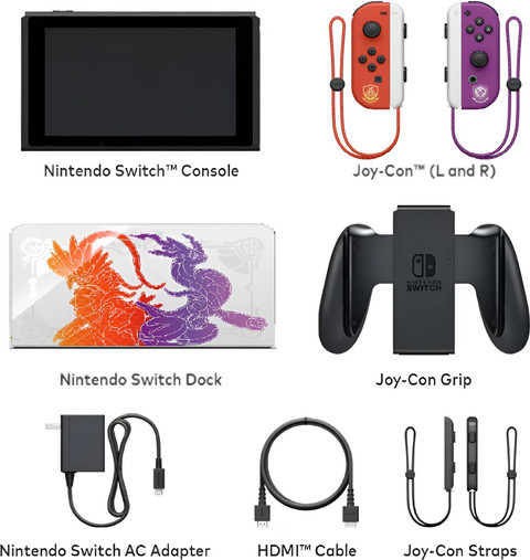 NINTENDO Switch OLED Console Pokemon Scarlet and Violet Edition 64