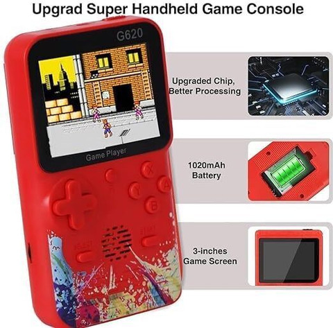 G620 Sup Game in 1 Retro Games with Hd Screen for kids Super Mario