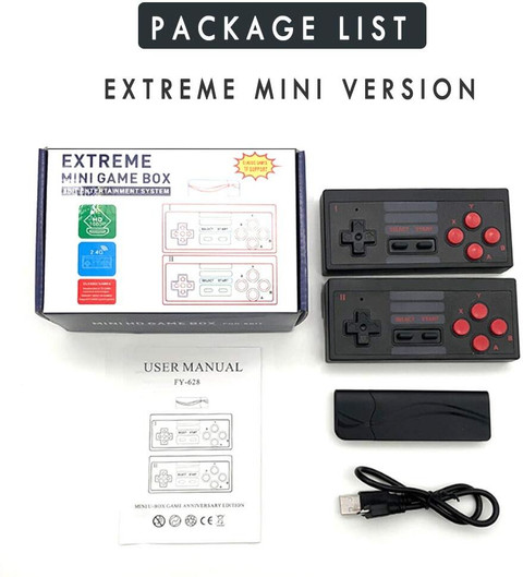 HG WORLD Retro Extreme Mini Game Box Dual Wireless Video Games For TV  Handheld Game Stick console GB with HDMI Output, Video Game Hand tv With  TV