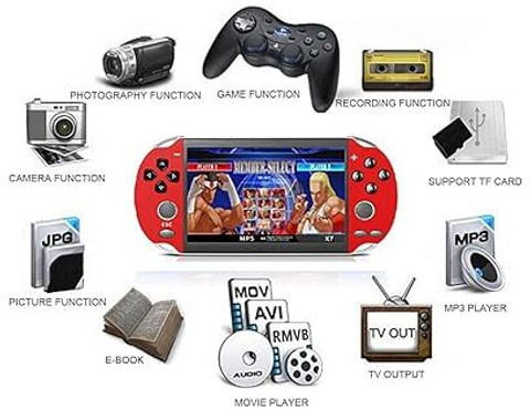 NextTech X7 PSP Game Console:Unlock The Power of 1000+ Games and