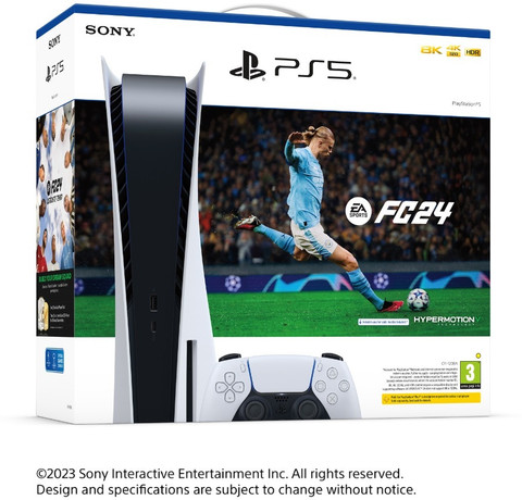 SONY PlayStation console- FC 24 825 GB with EA SPORTS FC 24 full