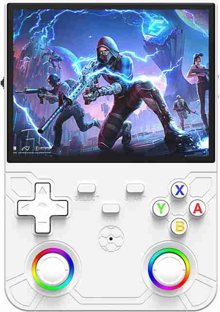 HG WORLD Retro Game R36 Ultra X Handheld gaming console,Portable Style Pocket GameBox , 21+ Emulators, 4.5 IPS Screen Rechargeable Battery Hand Video Game 64 GB with 15000+GOW, GTA Vice City, Mini Video Game for Kids, Best Gift For All Ages (White, Loved by fans of Game Stick,PlayStation Mini PS5,PS4,PS3,PS2,PS1,PSP) - Image 2