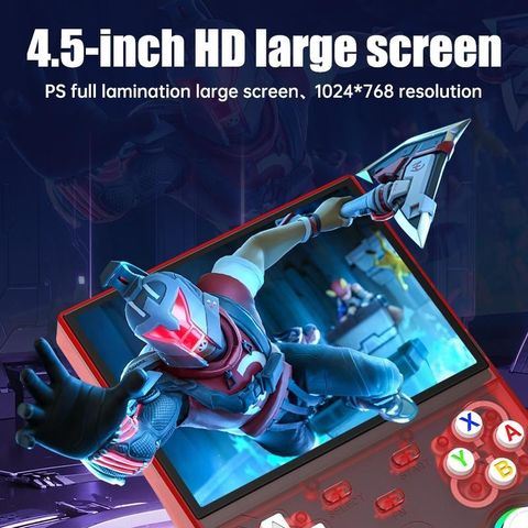 HG WORLD Retro Game R36 Ultra X Handheld gaming console,Portable Style Pocket GameBox , 21+ Emulators, 4.5 IPS Screen Rechargeable Battery Hand Video Game 64 GB with 15000+GOW, GTA Vice City, Mini Video Game for Kids, Best Gift For All Ages (White, Loved by fans of Game Stick,PlayStation Mini PS5,PS4,PS3,PS2,PS1,PSP) - Image 4