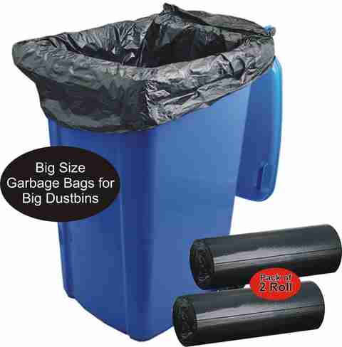 IMPRINT Big Size Garbage Bags 30x25 Inch 15 Pcs Of Each Pack of Rolls  Large 15 L Garbage Bag Pack Of 15