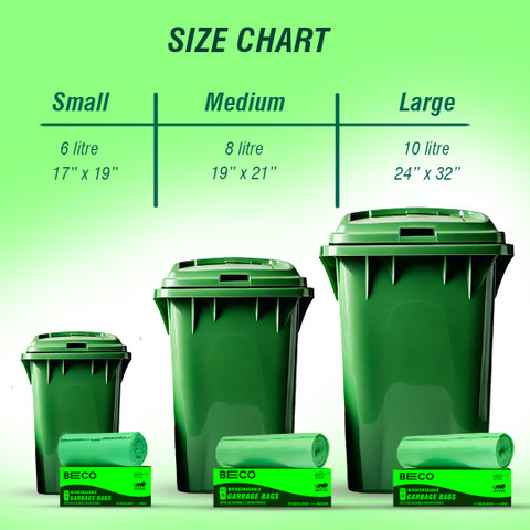 Waste Environmentally Friendly Bin Bags Bin Liners Food Safe