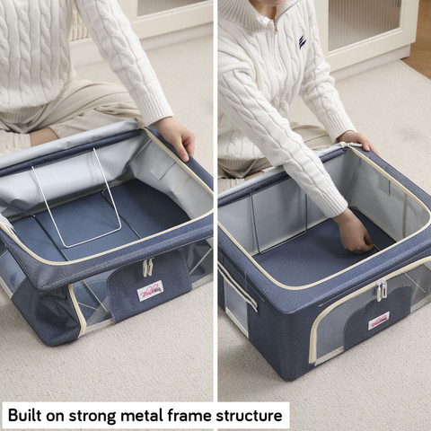 BlushBEES Living Box Wardrobe Organizer, Cloth Storage Bags with