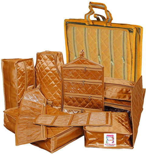 atorakushon New Wedding Organizers Satin Material 11 Pcs Full